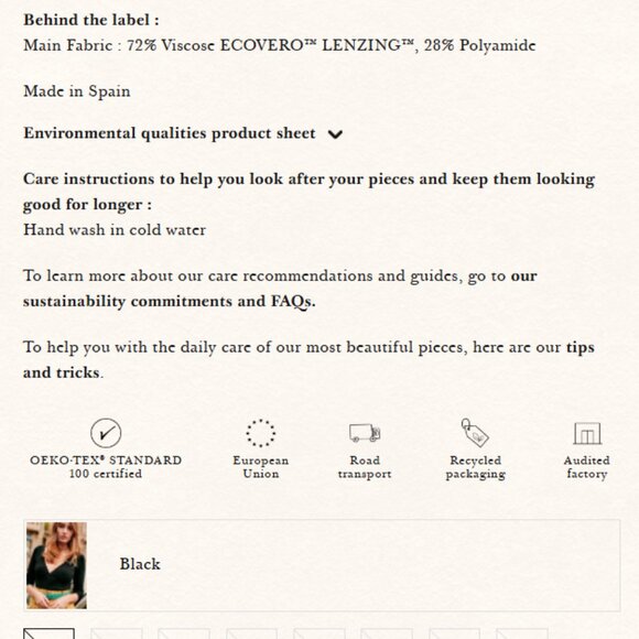 Sezane Adélie Jumper Black - Size XXL - Picture 7 of 8